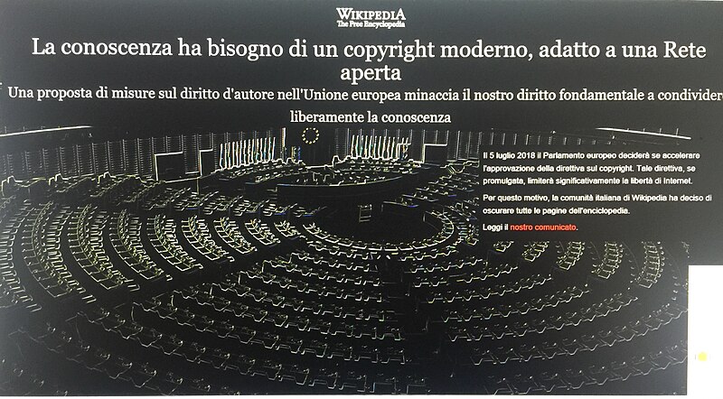 File:Wikipedia in italiano oscurata.jpg