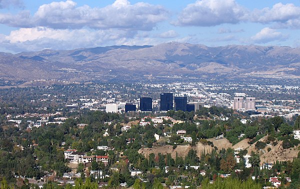 View of the range from Woodland Hills