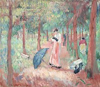 The pink avenue, 1912, The Phoebus Foundation