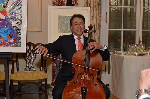 Yo-Yo Ma Performing at 2015 Annual Foundation for Arts and Preservation in Embassies Dinner