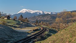 View of Hoverla in May 2021