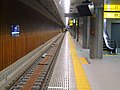 10/25 京阪中之島駅2番線ホーム