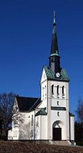 Church (with furnishings), war memorial for those who fell in World War I and the mortuary of the neighboring cemetery