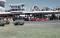 Pit lane no Gran Premio da Arxentina de 1957