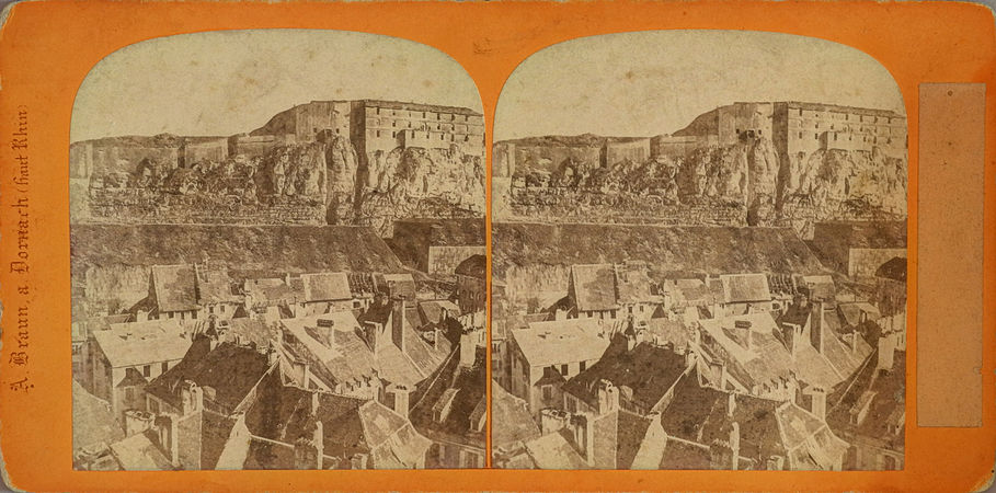 La place de Belfort au lendemain du siège de 1870-1871, par Adolphe Braun.