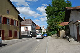 Huvudgatan i Boudevilliers