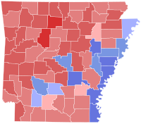 2014 Arkansas State Auditor election results.svg