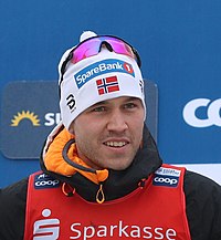 2019-01-13 Sundays Victory Ceremonies at the at FIS Cross-Country World Cup Dresden by Sandro Halank–038 Pål Golberg.jpg