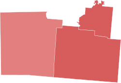 2022 Ohio's 10th congressional district election results by county.svg