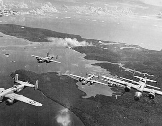 42 Bombardment Group B-25 Mitchells over Bougainville 42 Bombardment Group - B-25 Mitchells.jpg