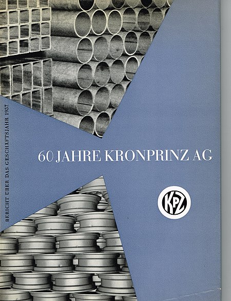 60 Jahre Kronprinz AG (1957)