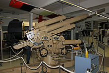 Eine 8,8-cm-Flak 36 im Luftfahrt-Museum Laatzen-Hannover