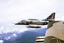 VMA-311 A-4E over South Vietnam in 1970 A-4E VMA-311.jpg