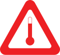 Indicating material at an elevated temperature [b]