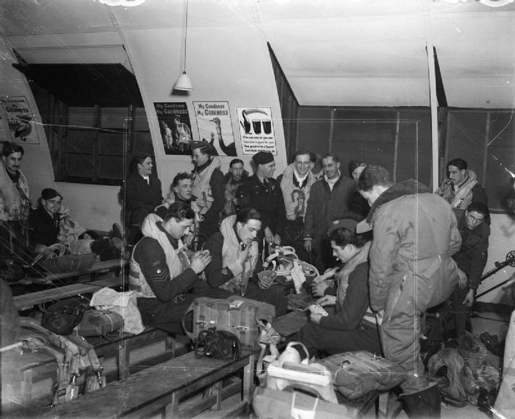 File:A Game of Cards in the Crew Room Before the Airmen Take Off For Frankfurt CH12587.jpg