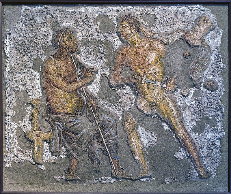 800px Achilles Agamemnon Pompei mosaic NAMNaples 10006