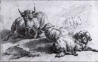 „Крава и три овци“ (втората половина на 17 век), Амстердамски музей