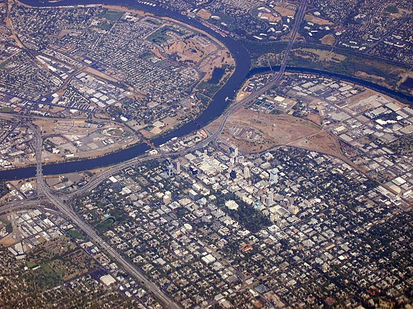 The film used aerial shots of Sacramento, California, at the beginning and end of the film to show where the Burnhams live.