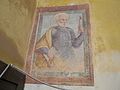Affresco pre-seicentesco raffigurante San Pietro, uno degli ultimi resti dell'antica chiesa.