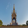 * Nomination Albert Memorial in Kensington Gardens --Julian Herzog 22:06, 15 September 2023 (UTC) * Promotion needs PC - I would like to suggest a tighter crop to enhance focus on the subject --Virtual-Pano 07:21, 21 September 2023 (UTC) I think the trees at the edges make the composition work, but no problem if that's disqualifying. --Julian Herzog 10:17, 23 September 2023 (UTC) the crop is surely not a (dis)qualifying criterium, but the need for perspective correction is --Virtual-Pano 20:00, 24 September 2023 (UTC) @Virtual-Pano: I have pc'ed it. I think it looks a bit ridiculous at this angle and prefer the original, but would you find this acceptable? --Julian Herzog 06:31, 27 September 2023 (UTC)  Support good quality --Virtual-Pano 15:53, 27 September 2023 (UTC)