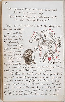 Original Manuscript of Alice in Wonderland