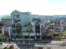 Ambon (Stadt) mit den Zerstörungen infolge der Kämpfe 2001