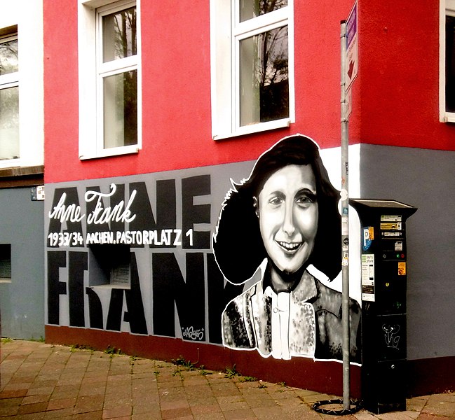 File:Anne-Frank-Graffiti, Pastorplatz, Aachen.JPG