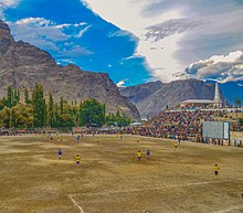 Annual football match in Skardu, Gilgit Baltistan Annual football match in skardu.jpg