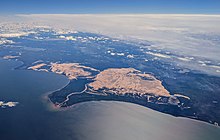 Athabasca sand dunes and vicinity aerial view Athabasca Sand Dunes aerial.jpg