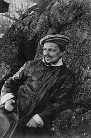 Fotografía de Strindberg tomada por él mismo