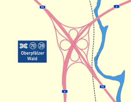 Autobahnkreuz Oberpfälzer Wald