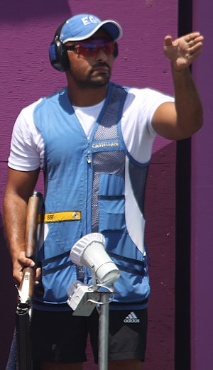 Azmy Mehelba in skeet at the 2020 Summer Olympic Games (51351802593) (cropped).jpg