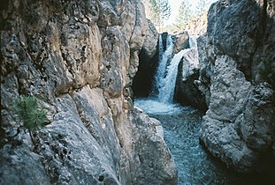 Bölücekova Waterfall in Bolu