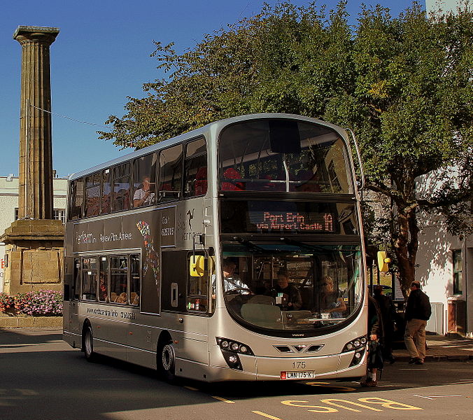 File:BUSVANNIN WRIGHTBUS GEMINI II ROUTE IA AT CASTLETOWN ISLE OF MAN (15226833509).jpg