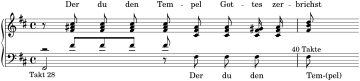 BWV 244 Incipit Nr. 67b Der du den Tempel.svg