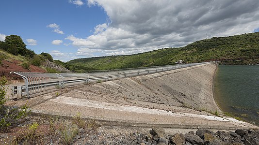 Salagou Dam. Clermont-l'Hérault, France