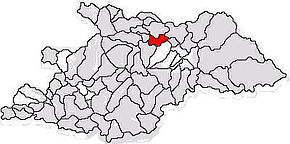 Localizarea comunei Bârsana in Județul Maramureș