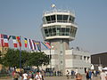 Batajnica Air Base control tower during Batajnica Airshow, 2012.jpg