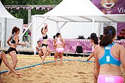 Deutsch: Beachhandball bei den Olympischen Jugendspielen 2018; Tag 6, 12. Oktober 2018; Mädchen, Platzierungsspiel um Rang 9 und 10 – Türkei-Hongkong 2:0 English: Beach handball at the 2018 Summer Youth Olympics at 12 October 2018 – Girls Women's Placement Match 9-10 – Türkei-Hong Kong 2:0