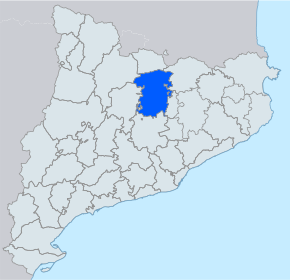 Poziția localității Berguedà
