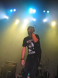 Billy Bones performing at the Henry Fonda Theater, Los Angeles, 2007.