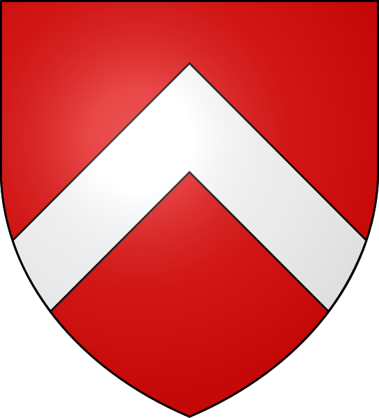 File:Blason-gueules-chevron-argent.svg