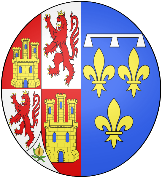 File:Blason ES Marie-Louise d'Orléans reine d'Espagne.svg