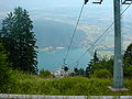 View from the Gerlitzen at Lake Ossiach