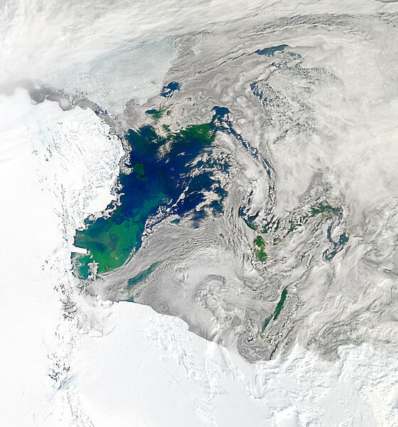 Море росса какой океан. Океан из космоса. Южный океан из космоса. Антарктида из космоса. Фото Антарктиды из космоса.
