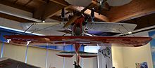 The Breda Ba.19, suspended upside down in honour of its world record. Breda Ba.19.JPG