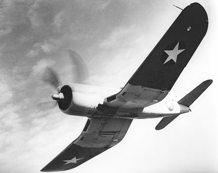 A F3A-1 in a dive