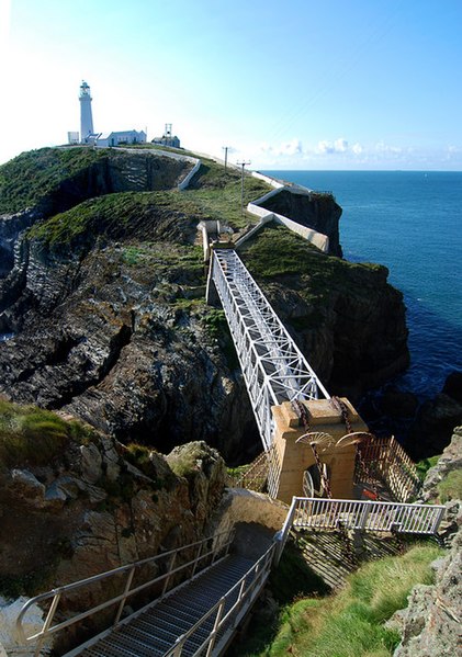 File:Bridge to the lighthouse - geograph.org.uk - 1497793.jpg