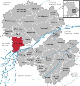 Kaart van Bruckberg