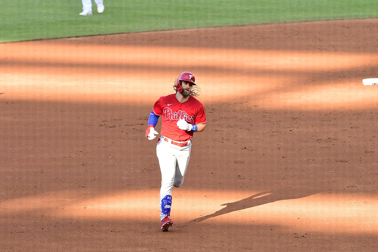 File:Bryce Harper Nationals vs. Phillies at Nationals Park, August 25, 2020  (All-Pro Reels Photography) (50271580782) (cropped).jpg - Wikimedia Commons